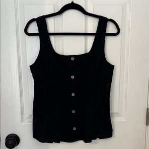 J. Crew Square Neck Sleeveless Blouse (COTTON‼️)